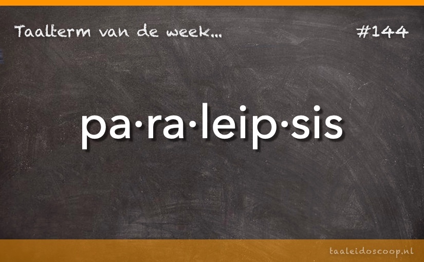 Taalterm: Paraleipsis