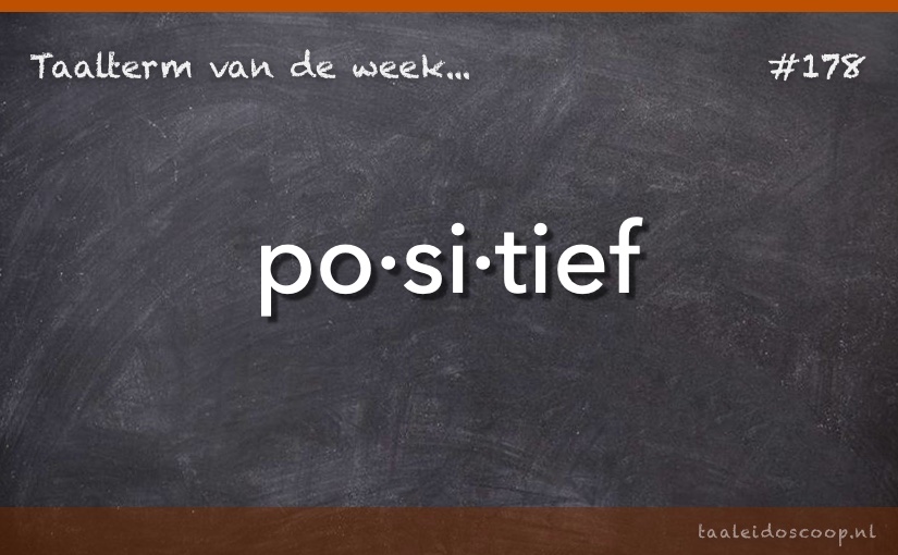 Taalterm: Positief
