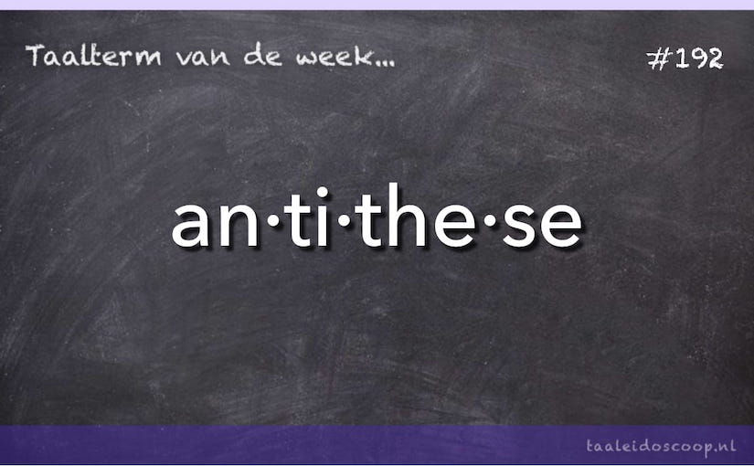 Taalterm: Antithese
