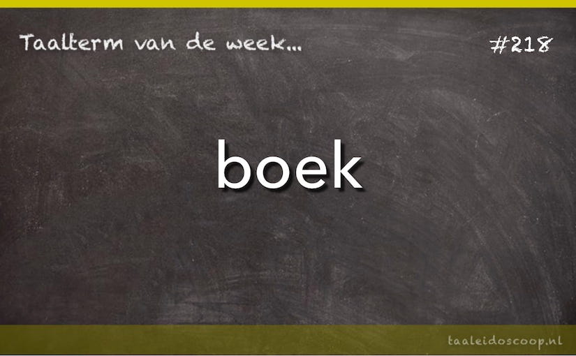 Taalterm: Boek