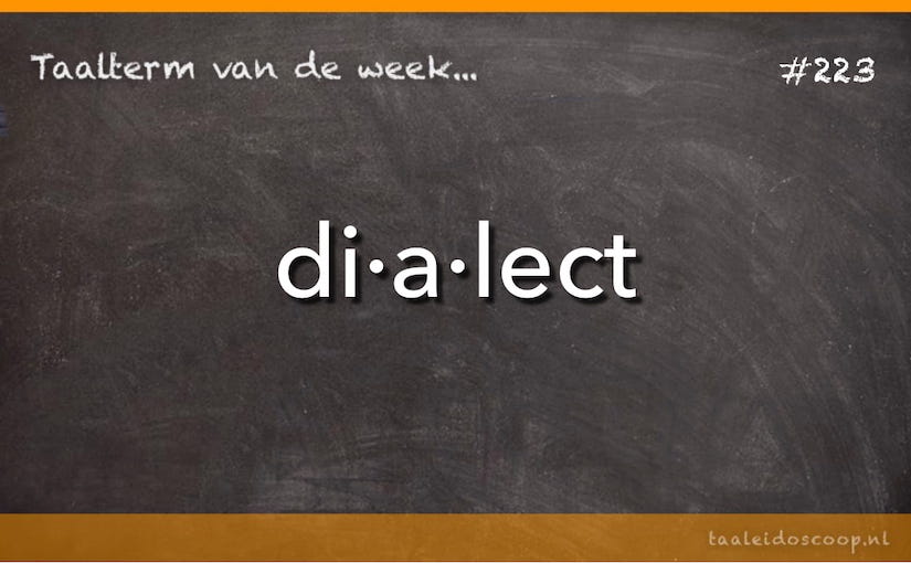 Taalterm: Dialect