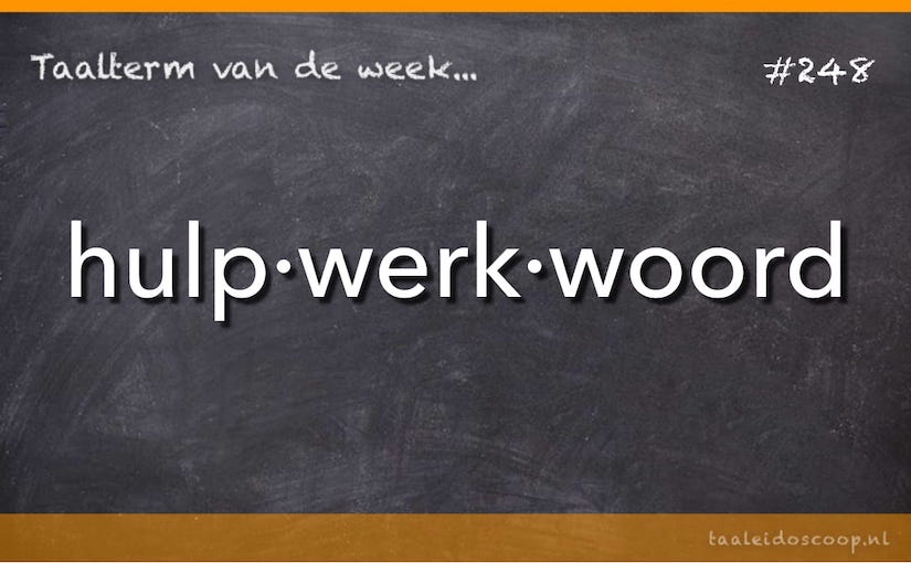 Taalterm: Hulpwerkwoord