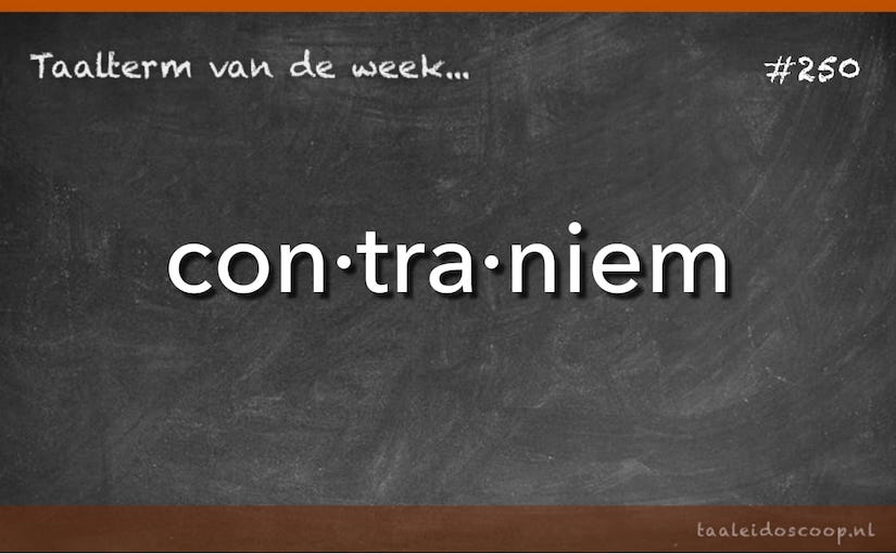Taalterm: Contraniem