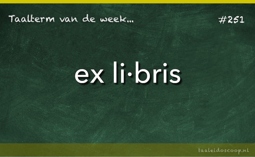 Taalterm: Ex libris