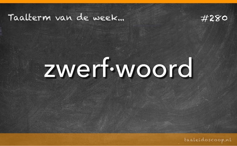 Taalterm: Zwerfwoord