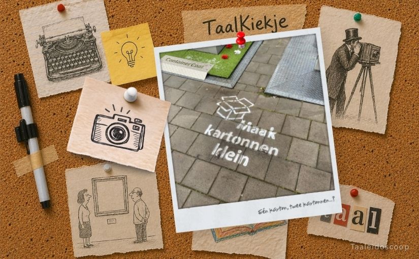 TaalKiekje: Mag het een kartonnetje meer&nbsp;zijn?