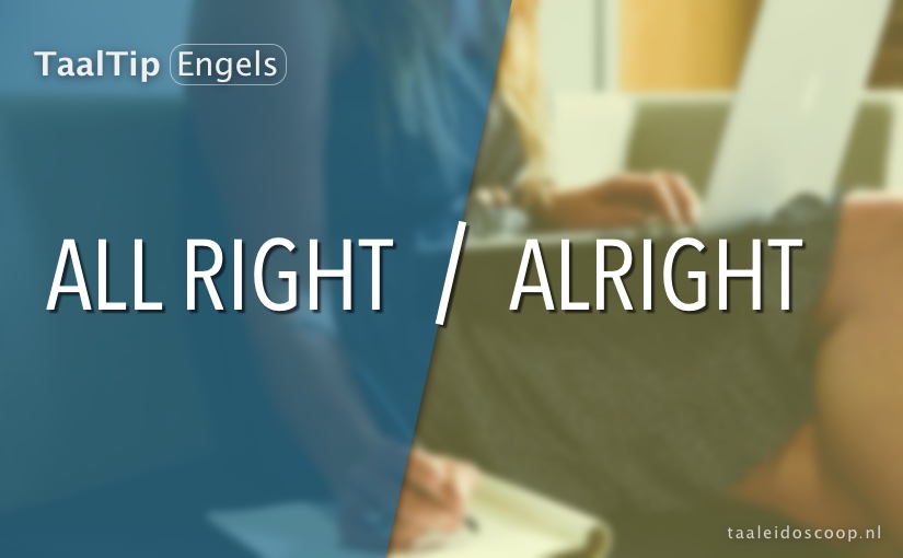 All right vs. alright