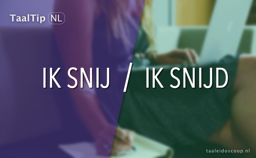 Ik snij vs. ik&nbsp;snijd