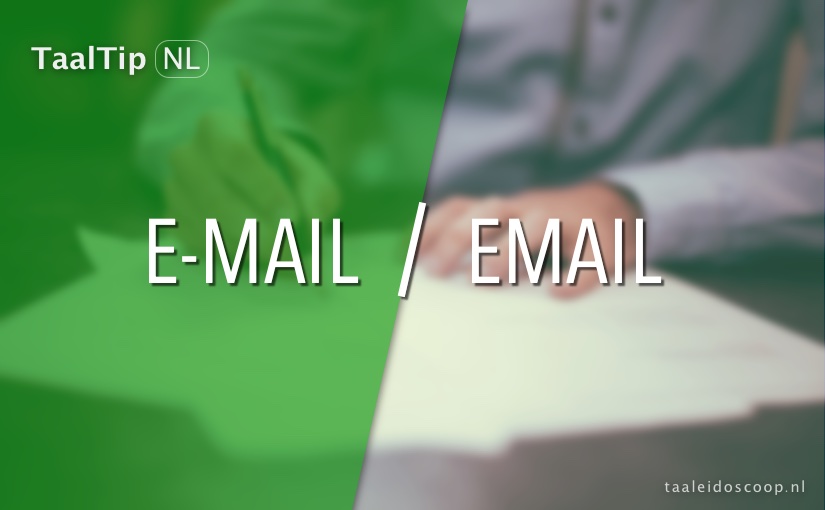 E‑mail vs.&nbsp;email