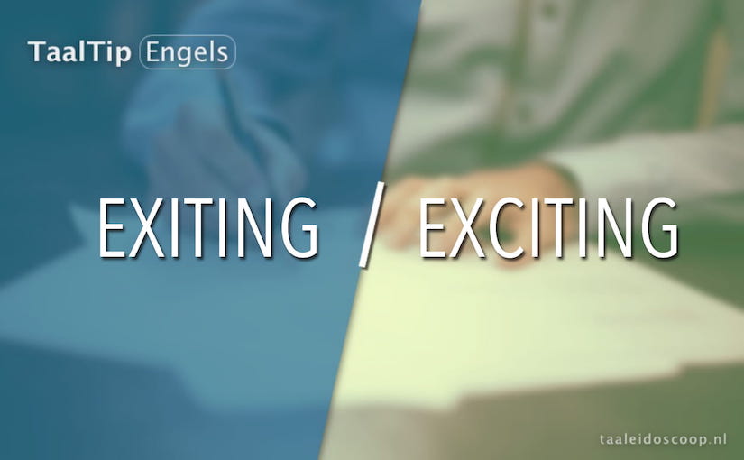 Exiting vs. exciting