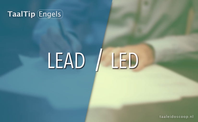 Lead vs.&nbsp;led