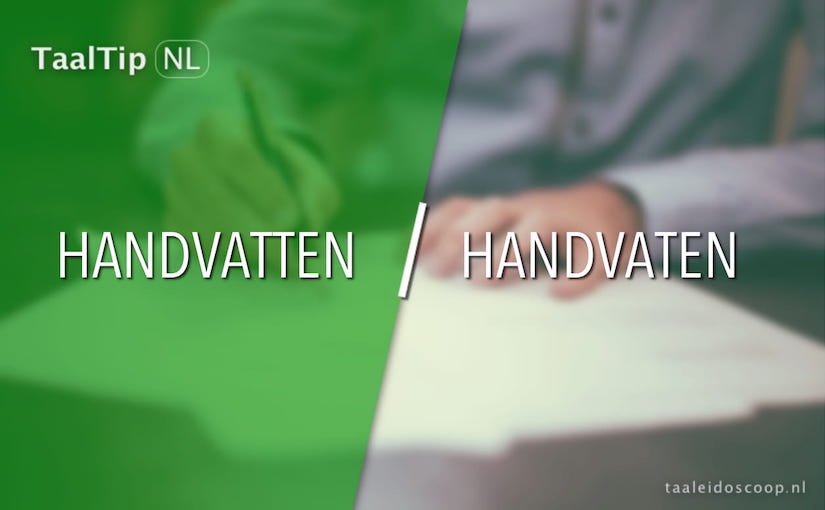 Handvatten vs. handvaten
