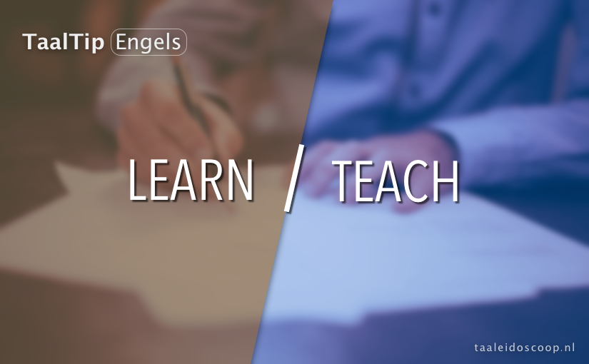 Learn vs.&nbsp;teach