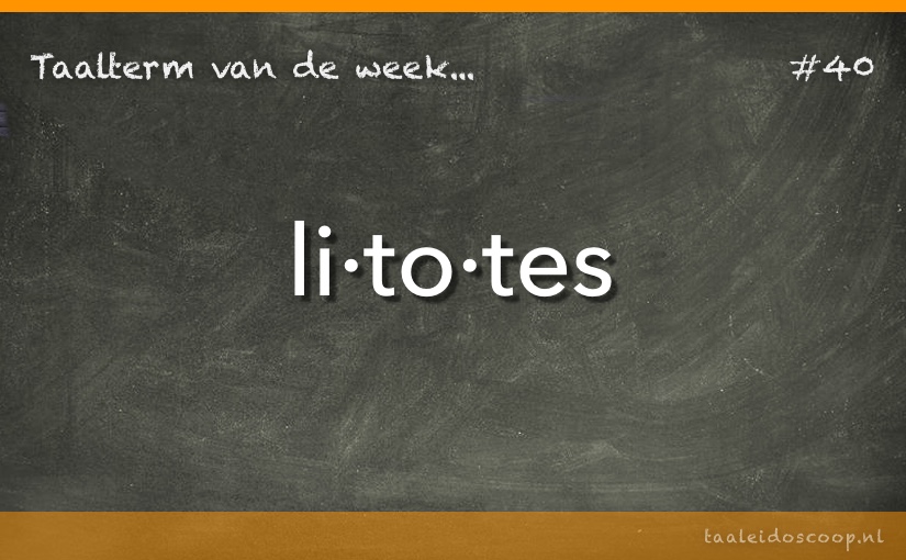 Taalterm: Litotes
