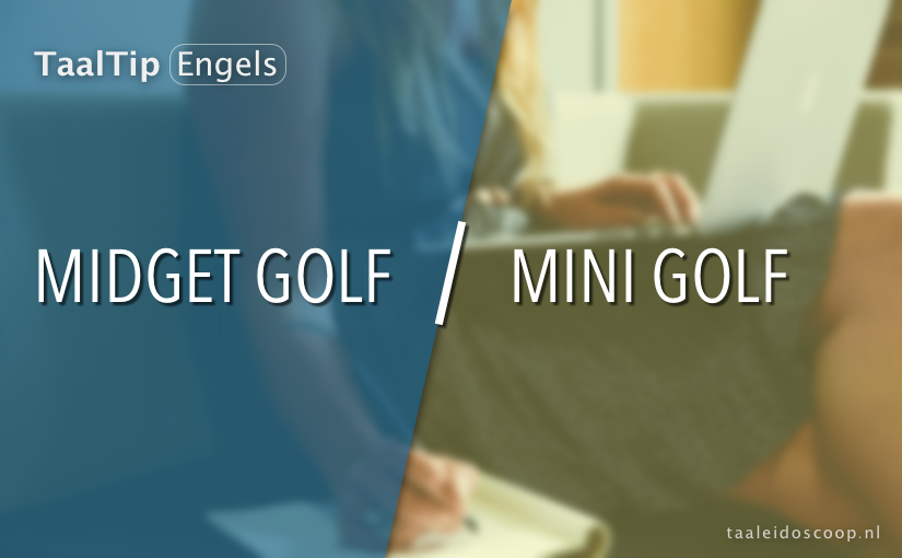 Midget golf vs. mini-golf