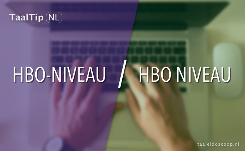 Hbo-niveau vs. hbo niveau