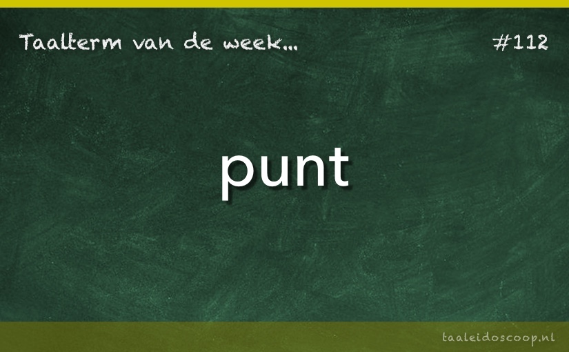 Taalterm: Punt
