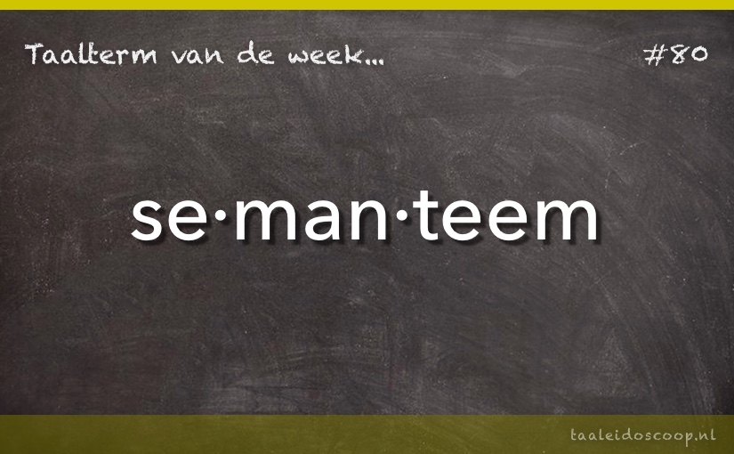 Taalterm: Semanteem