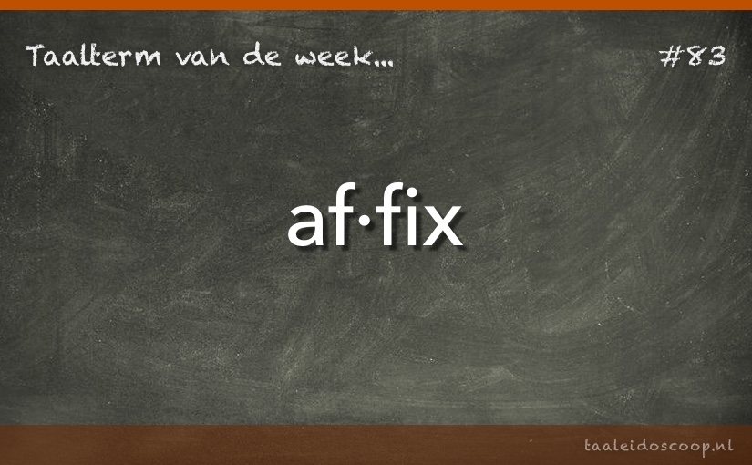 Taalterm: Affix
